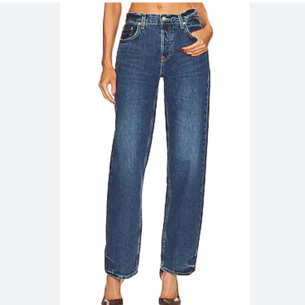 NWT! Grlfrnd Women's Bella Low Rise Boyfriend /LinColn  Size-26